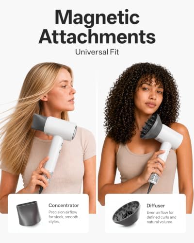 Tideway Hair Dryer, High-Speed Blow Dryer with Magnetic Diffuser,1500 Watts - Image 2