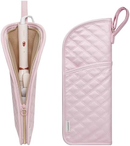 Lexeeco Hot Hair Tools Organizer Bag with Heat Resistant Mat 2 in 1 Pouch by Lexeeco