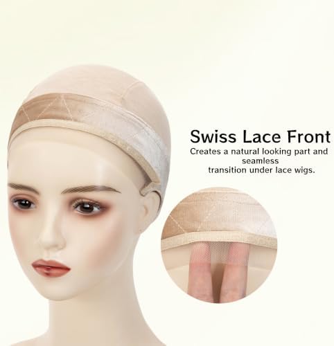 Riemann Wig Grip Cap for Women, 2-in-1, Non-Slip, Lace Front, (Beige) - Image 5