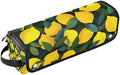Hair Tools Travel Bag with Heat Resistant Mat 2-in-1 Hot Tools Travel Bag Organizer Flat Curling Iron Travel Case for Straightener Yellow Lemons Black by WelcometoElliTarr