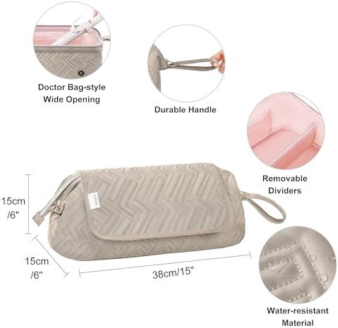 Leuded Hair Tools Travel Bag with Heat Resistant Mat for Shark Airwrap - Image 4