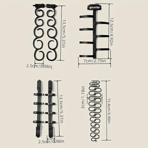 AOYEBO 6PCS Hair Braiding Tool Set, ABS Braiders for French Fishtail Braids - Image 5