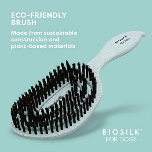 BioSilk for Dogs Eco-Friendly Boar Hair Bristle Brush, 48-Pack - Image 2