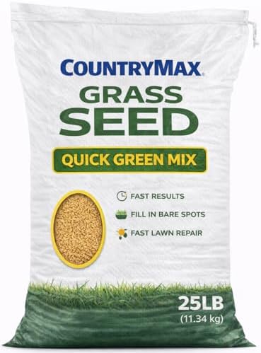 25LB Quick Green Grass Seed Fast Germinating Blend by CountryMax