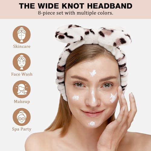 YOOVR 8pcs Spa Headband, Christmas Stocking Stuffers for Teen Girls Women - Image 6