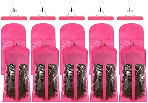 VARIPOWDER 10pcs Hair Extension Holder Wig Storage Hanger for Multiple Wigs by VARIPOWDER