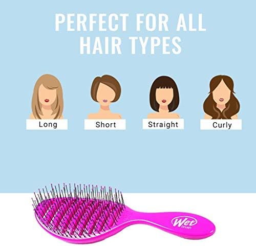 Wet Brush Speed Dry Hair Brush - Splatter (Color Wash) - Vented Design and Ultra Soft HeatFlex Bristles Are Blow Dry Safe With Ergonomic Handle Manages Tangle and Uncontrollable Hair - Pain-Free - Image 6