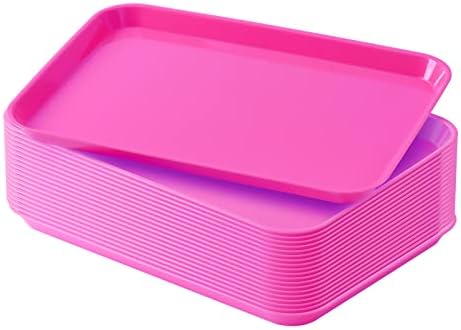 JMU 20 Pcs Pink Dental Procedure Trays Flat Trays Size B 13.25" X 9.75" by JMU