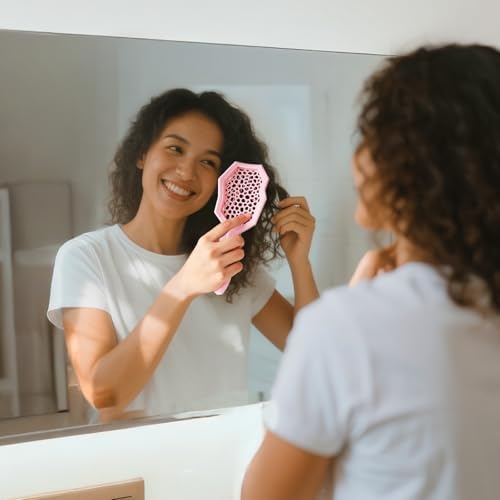 AIMIKE Glacier Detangler Brush for Curly Hair, Wet & Dry Hair Brush - Image 6