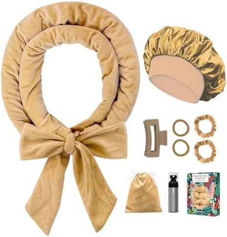 Gwabee Velvet Heatless Curls Overnight Hair Curlers to Sleep In by Gwabee