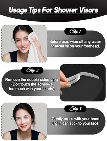 EBANKU Eye Shield Shower Visors Waterproof Eye Patch for Showering 50 PCS - Image 4
