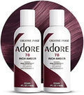 Adore Semi Permanent Hair Color, 078 Rich Amber, 4 Fl Oz (2 Pack) by Adore
