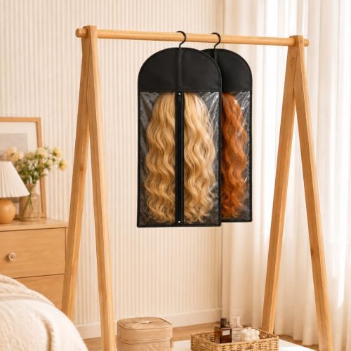 12PCS Wig Storage Bags with Hanger - Image 7