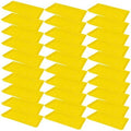 SUNPACK 10" x 20" Heavy Duty Shallow Plastic Seed Starting Tray, Yellow, 1" (Pack of 30) - Lined with Drainage Holes for Excess Water and Aeration, Ideal for Greenhouses or Indoor Gardening by SUNPACK