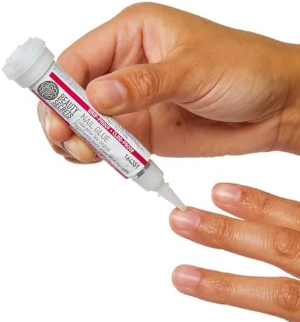 Beauty Secrets Drip & Clog Proof Nail Glue (1 Pack) Bundled with Zebra Cushion Nail File Medium Coarse 180/100 Grit by Beauty Secrets - Image 5