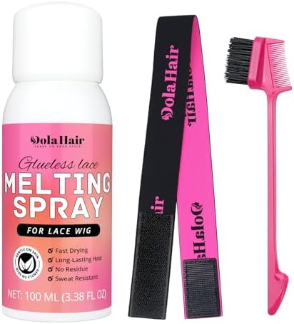 Dolahair Lace Melting Spray for GlueLess Wigs lace Bond Adhesive Glue Spray by Dolahair