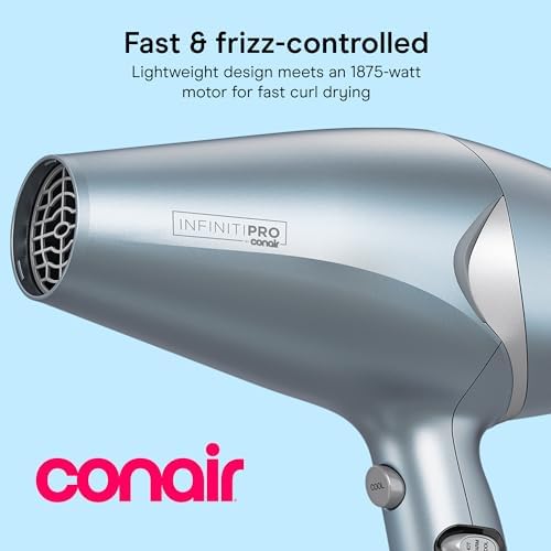Conair InfinitiPRO Hair Dryer with Diffuser & Concentrator, 1875W, 1 lb. - Image 2