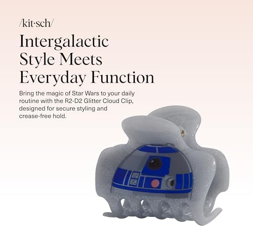 Kitsch x Star Wars Medium Hair Clip for Women - R2-D2, 1pc - Image 2