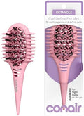 Conair Curl Define Pro Mini Detangling Brush, Tight Curly Hair, Pink by conair