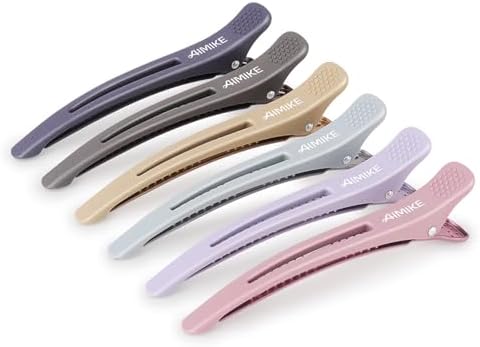 AIMIKE Morandi Hair Clips for Styling Sectioning, Duck Bill Clips for Women by AIMIKE