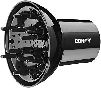 Conair Hair Dryer Diffuser Attachment, Universal, Black by conair