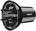 Conair Hair Dryer Diffuser Attachment, Universal, Black by conair