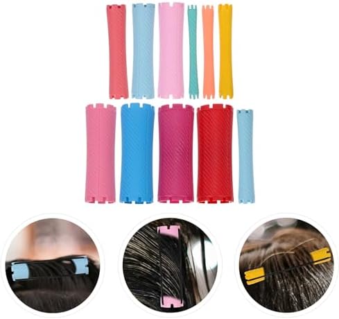 DOITOOL Heated Hair Curlers and Rollers - 100pcs Curly Styling Tools for No Heat Curls, Reusable Hair Perm Supplies - Image 7