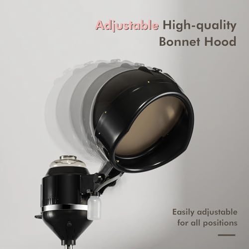 Artist hand Professional Hair Steamer for Deep Conditioning, Height-Adjustable Standing Hair Steamer with Timer, Hairdressing Care Hood Color Processor Beauty Salon Home - Image 4