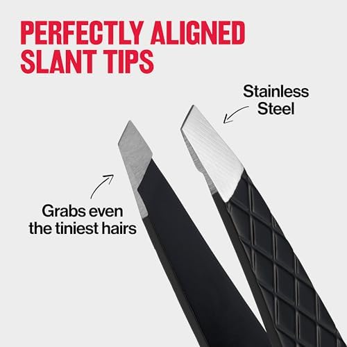 Revlon Eyebrow Tweezer, Stainless Steel | Pack of 2 | For Men & Women - Image 5