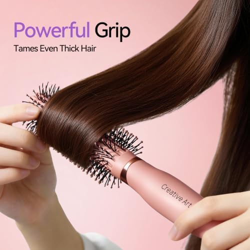 Round Brush for Curls, Styling Hairbrush for Volume, Curling & Smoothing - Image 4