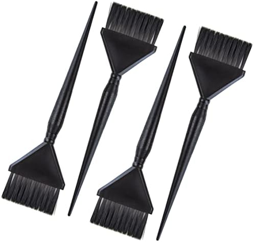 Classic Hair Dye Brushes - 4 Standard Size Tint Brushes - Color Brush by SalonSupplyCo
