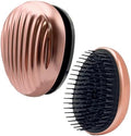WYNK Mini Travel Detangling Hairbrush Detangler with Cover, Champagne Gold by WYNK
