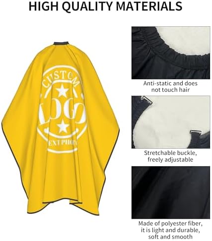 Custom Barber Cape Customized Haircut Capes Logo Text Photo Salon Hairdressing Apron for Home and Barbershop - Image 6