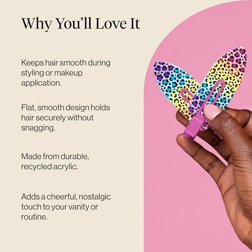 Lisa Frank x Kitsch XL Creaseless Hair Clips for Women - 2pcs - Image 3