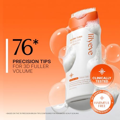 lilyeve GROWTURN 3D Volume Brush Shampoo, Biotin, Hair Growth, 6.77 fl oz - Image 2