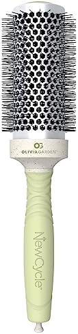 Olivia Garden NewCycle Round Thermal Hair Brush (not Electrical) with Ceramic Barrel, Ionic Technology and Made from 100% Recycled Material (Except bristles) by Unknown