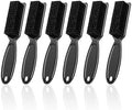 SQULIGT 6 Pcs Barber Clipper Brush Blade Trimmer Cleaning Brush Set Duster Manicure Nylon Brush Hair Styling Tool (Black) by SQULIGT