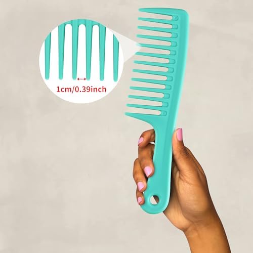HYOUJIN 2 Pcs Large Wide Tooth Comb Detangling for Curly,Wet,Dry Hair - Image 2