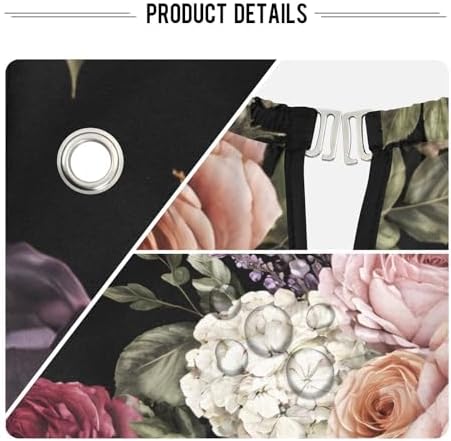 ALAZA Retro Rose Flower Barber Cape for Men Women, Waterproof Haircut Apron Beard Shaving Bib Hair Cutting Cloth 55 x 65 Inch - Image 4