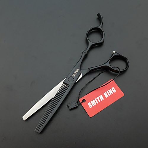 6.0 Inches Professional hair cutting thinning scissors set with razor (Black) - Image 7