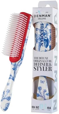Denman D3 Original Curl Definer & Styler, Curly Hair Brush for Women & Men – 7 Row Detangling & Curl Defining Brush for Smooth Defined Curls - a precision Styling Brush for straight hair by Unknown