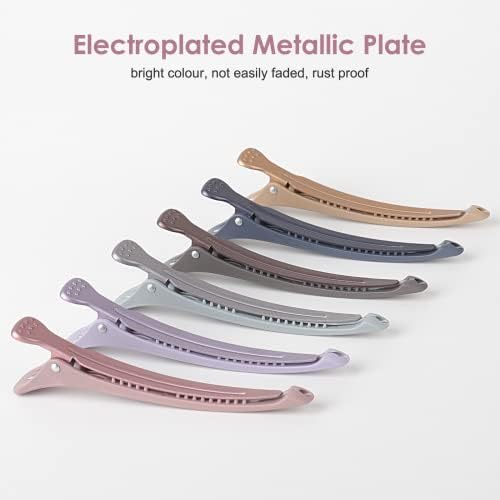 AIMIKE Morandi Hair Clips for Styling Sectioning, Duck Bill Clips for Women - Image 2