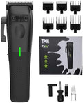 TPOB Play Barber Hair Clippers for Men 7500 RPM with Rubber Grips (Blackout) by TPOB