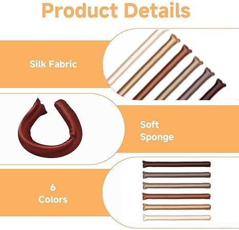 6Pcs Overnight Heatless Hair Curler Blowout Rods Jumbo Soft Hair Curler - Image 4