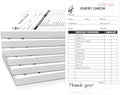 12 Pack Salon Check Pad Guest Checks Books 2.99×5 inch Server Note Pads Waiter Checkbook Beauty Salon Receipt Ticket Book Barbershop Supplies 100 Sheets for Salon Barber Shop by WANGDEFA
