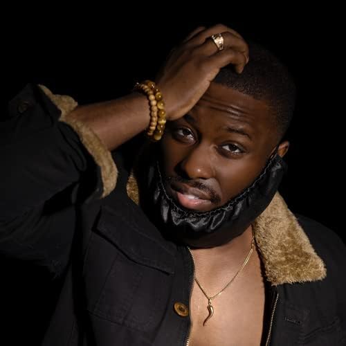Black Satin Beard Bonnet for Men – Adjustable Beard Conditioning Cap for Sleeping, Retains Beard Oil & Moisture, Helps Prevent Itching, Split Ends & Breakage, Durag styled - Image 3