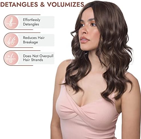 Foldable Wire Cushion Hair Wig Brush Comb Styling Tool for Extensions - Image 5