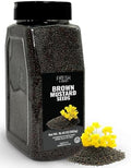 Fresh Finest Brown Mustard Seeds Whole - 550G (19.40oz) by FreshFinest