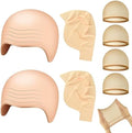 NACHLYNN Halloween Bald Cap 4 Pack Makeup Latex Bald Caps 4 Pack Nylon Wig Caps Halloween Party for Adult Women Kids Men Costume Accessories by Createyourownlifestory