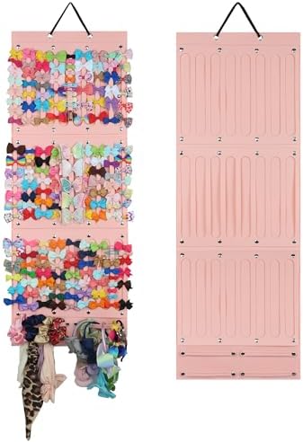 PACMAXI Baby Girl Hair Bows Holder, Hair Clips Storage Hanger For Ribbons by PACMAXI
